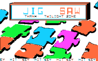 Jig Saw Title Screen